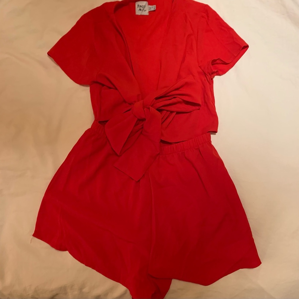 Princess Polly Ragnar Tie Front Romper